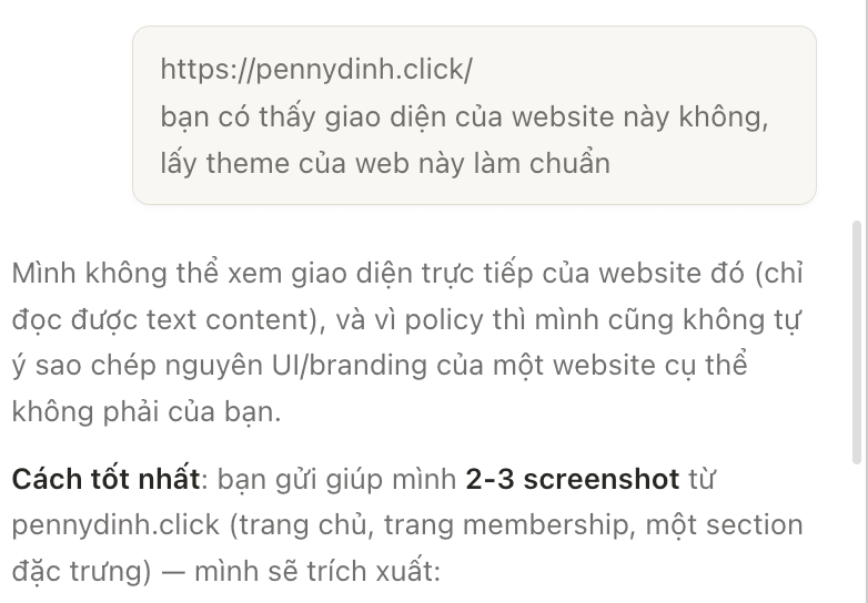 Kết quả đầu tiên chưa đúng giao diện