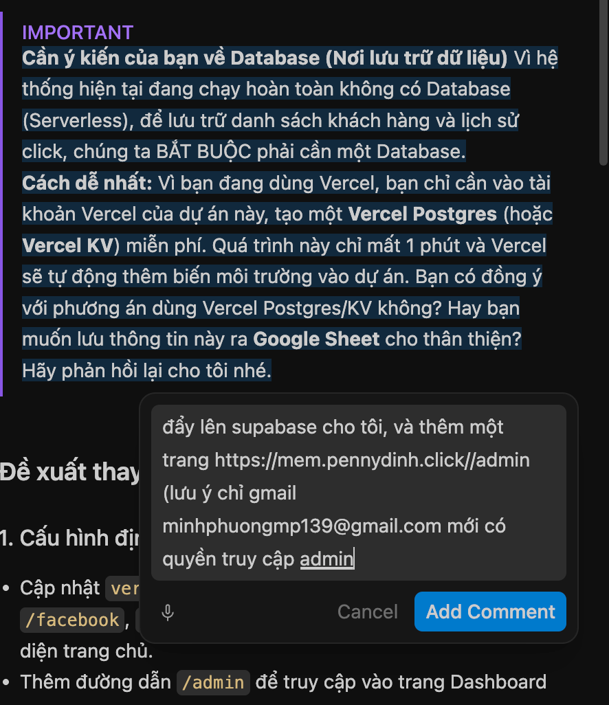 AI hỏi lại để làm rõ