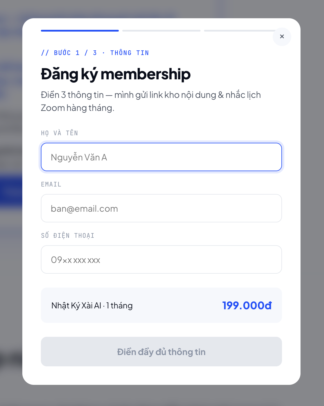 Test luồng thanh toán